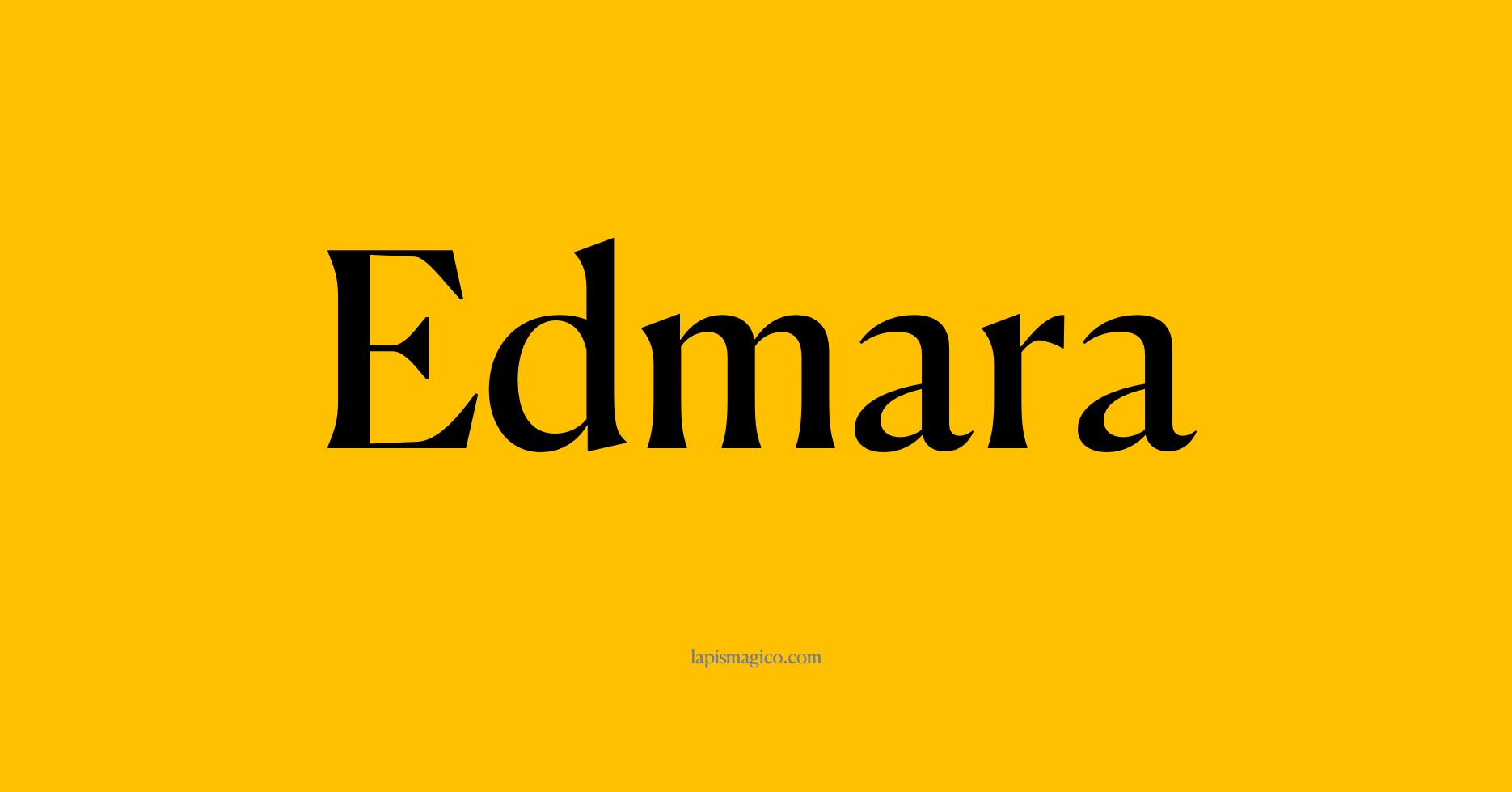 Nome Edmara, ficha divertida com pontilhado para crianças