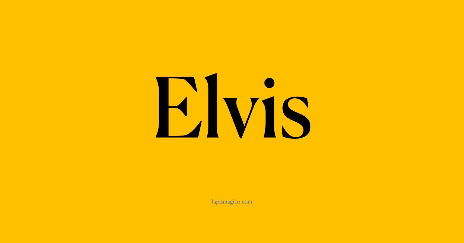 Nome Elvis, ficha divertida com pontilhado para crianças