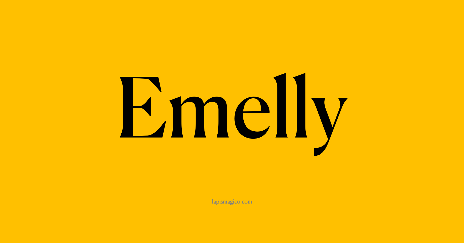Nome Emelly, ficha divertida com pontilhado para crianças