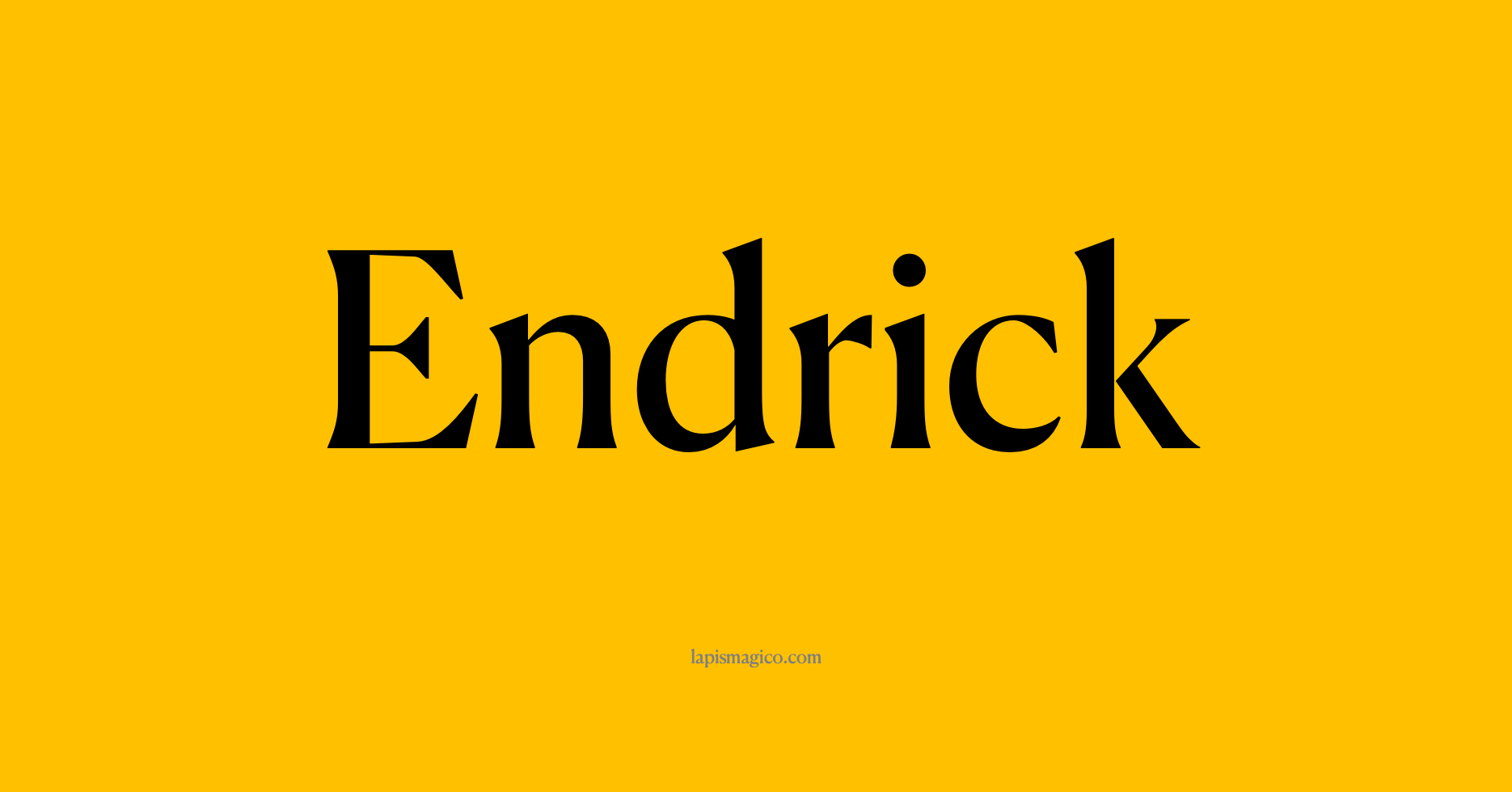 Nome Endrick, ficha divertida com pontilhado para crianças