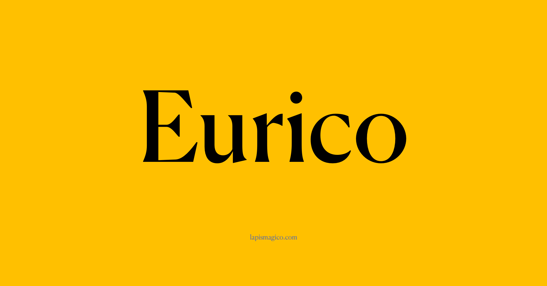 Nome Eurico, ficha divertida com pontilhado para crianças