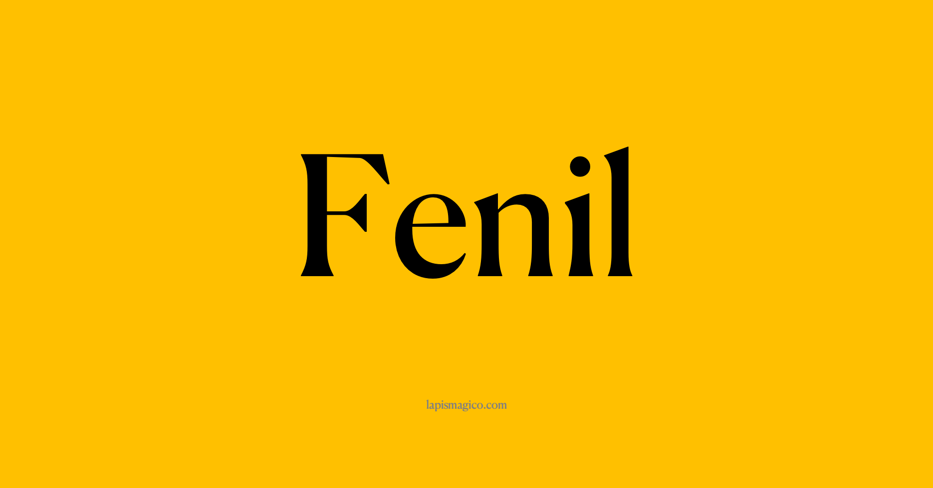Nome Fenil, ficha divertida com pontilhado para crianças