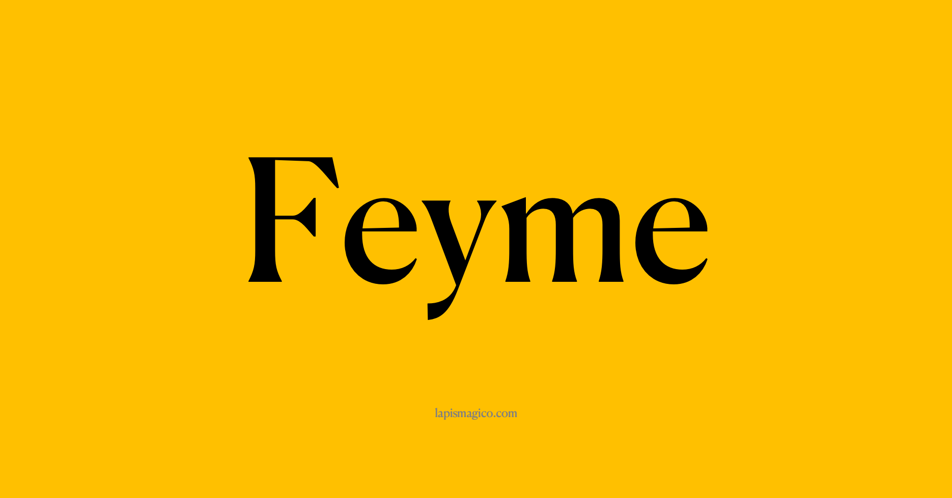 Nome Feyme, ficha divertida com pontilhado para crianças