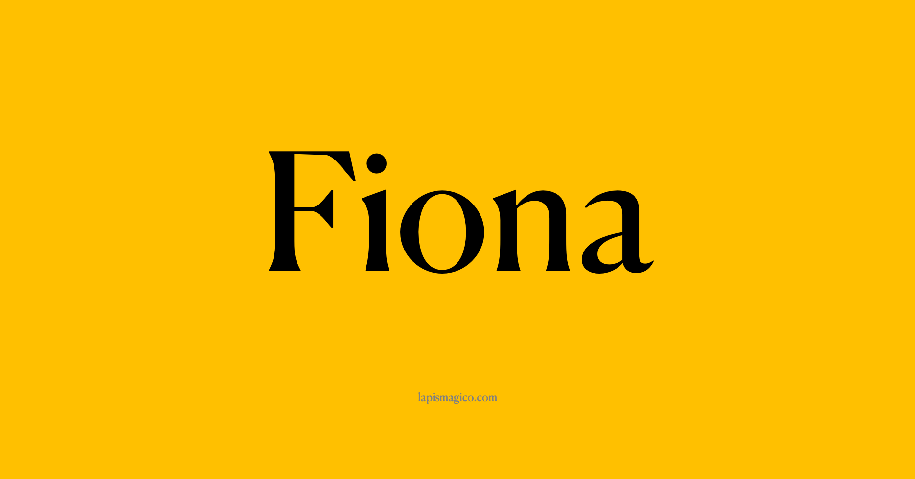 Nome Fiona, ficha divertida com pontilhado para crianças