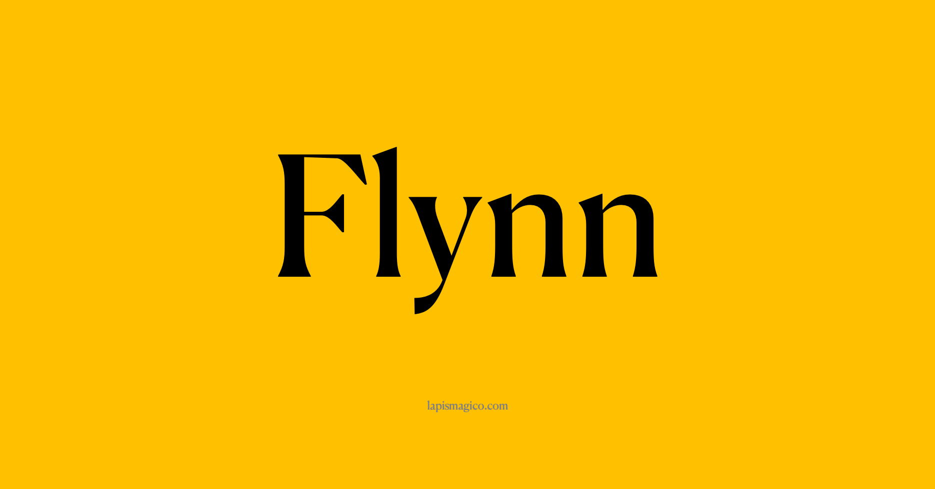 Nome Flynn, ficha divertida com pontilhado para crianças