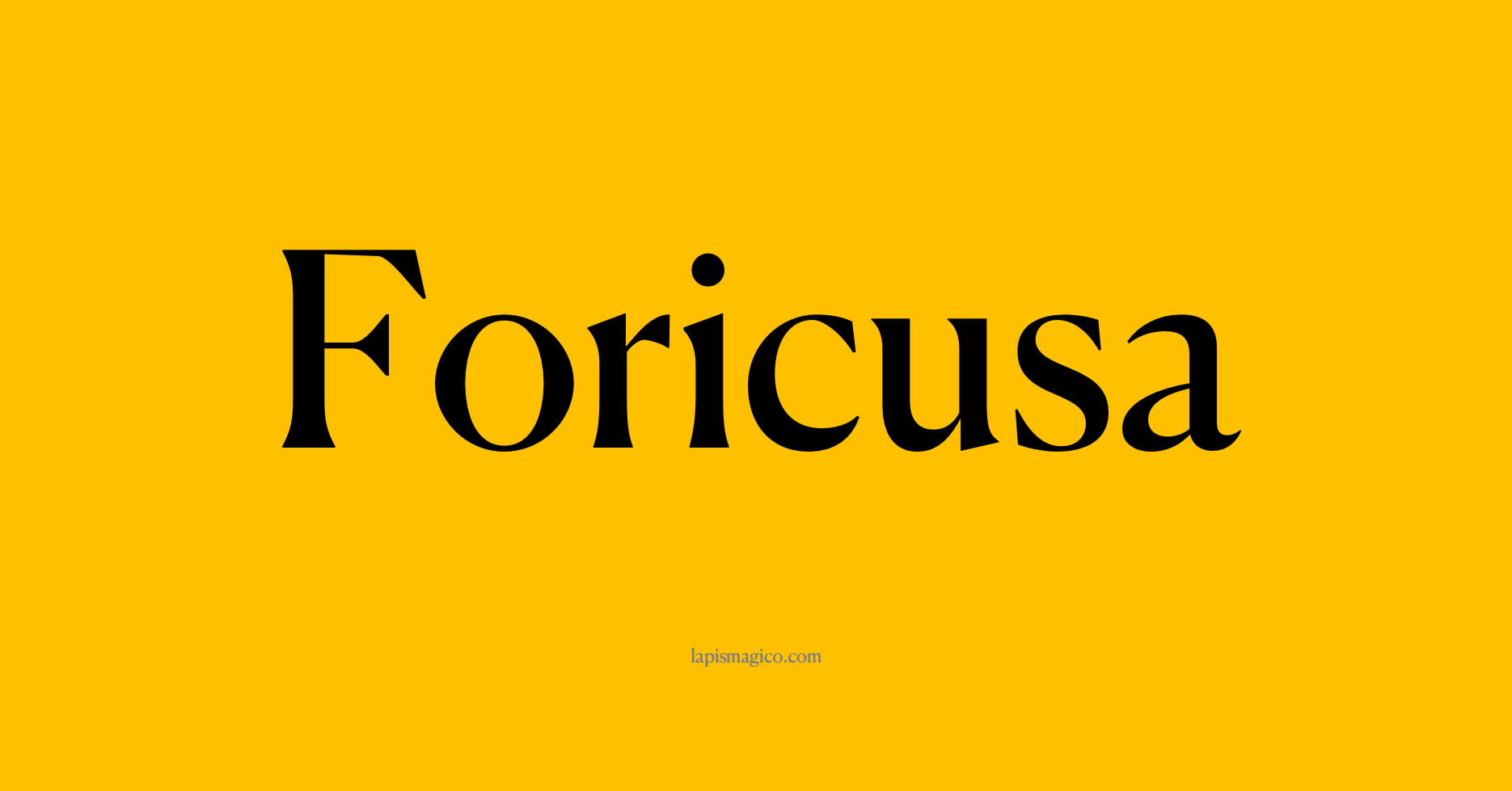 Nome Foricusa, ficha divertida com pontilhado para crianças