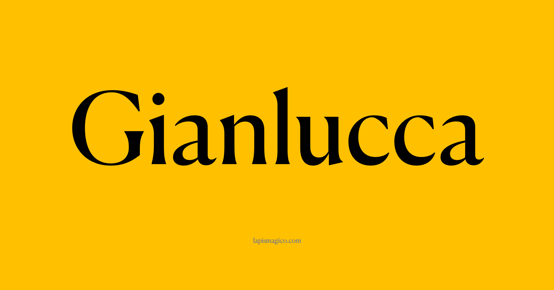 Nome Gianlucca, ficha divertida com pontilhado para crianças