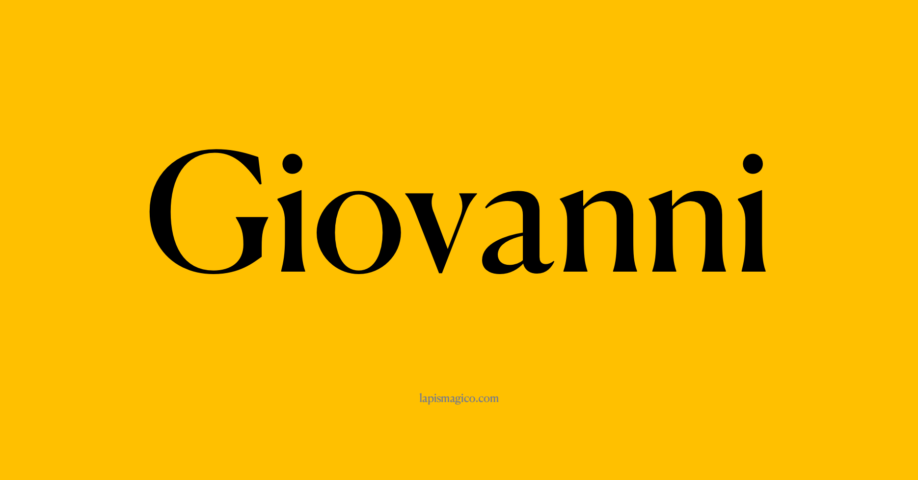Nome Giovanni, ficha divertida com pontilhado para crianças