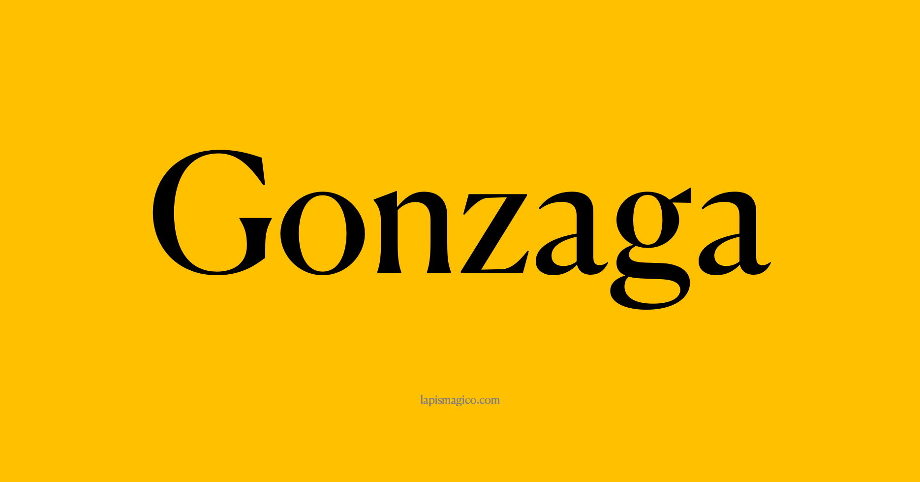Nome Gonzaga, ficha divertida com pontilhado para crianças