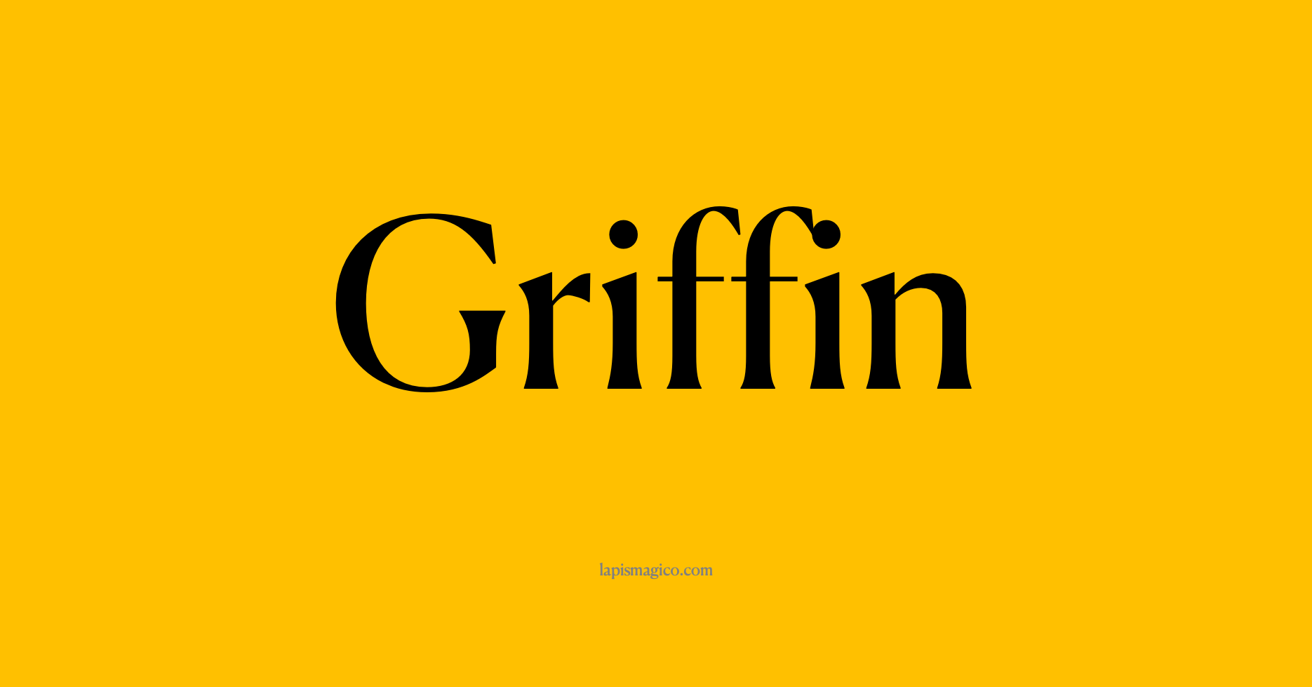 Nome Griffin, ficha divertida com pontilhado para crianças