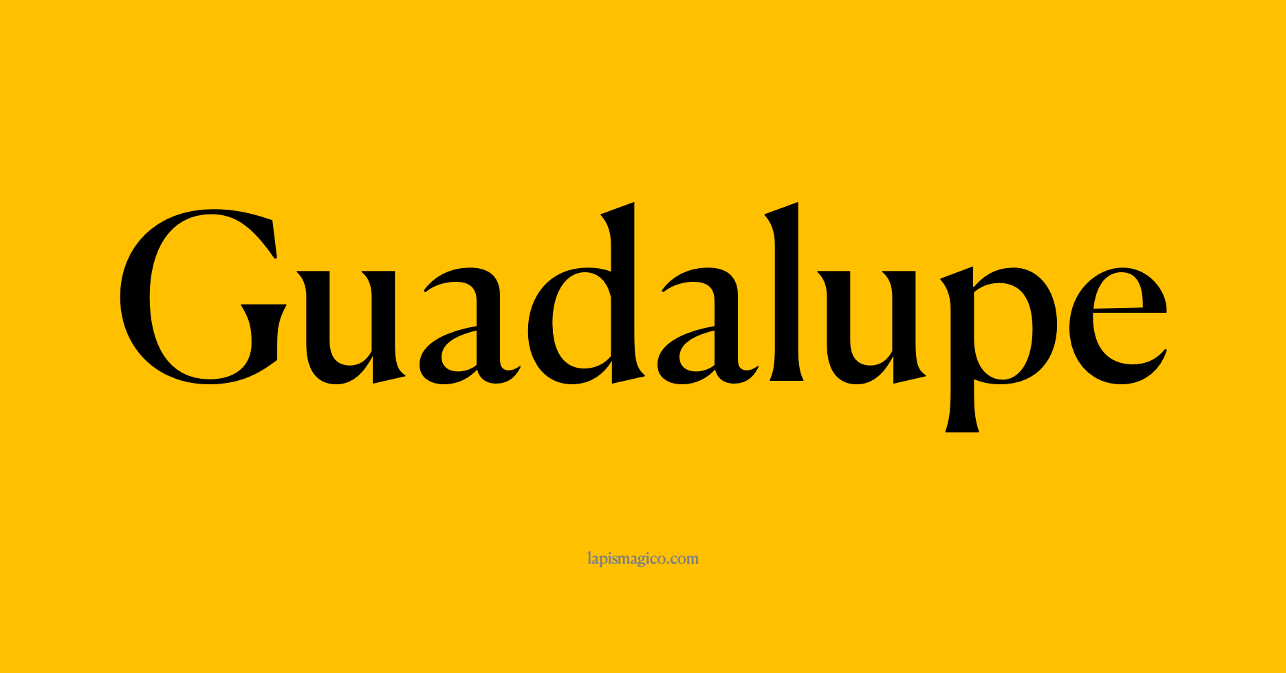 Nome Guadalupe, ficha divertida com pontilhado para crianças
