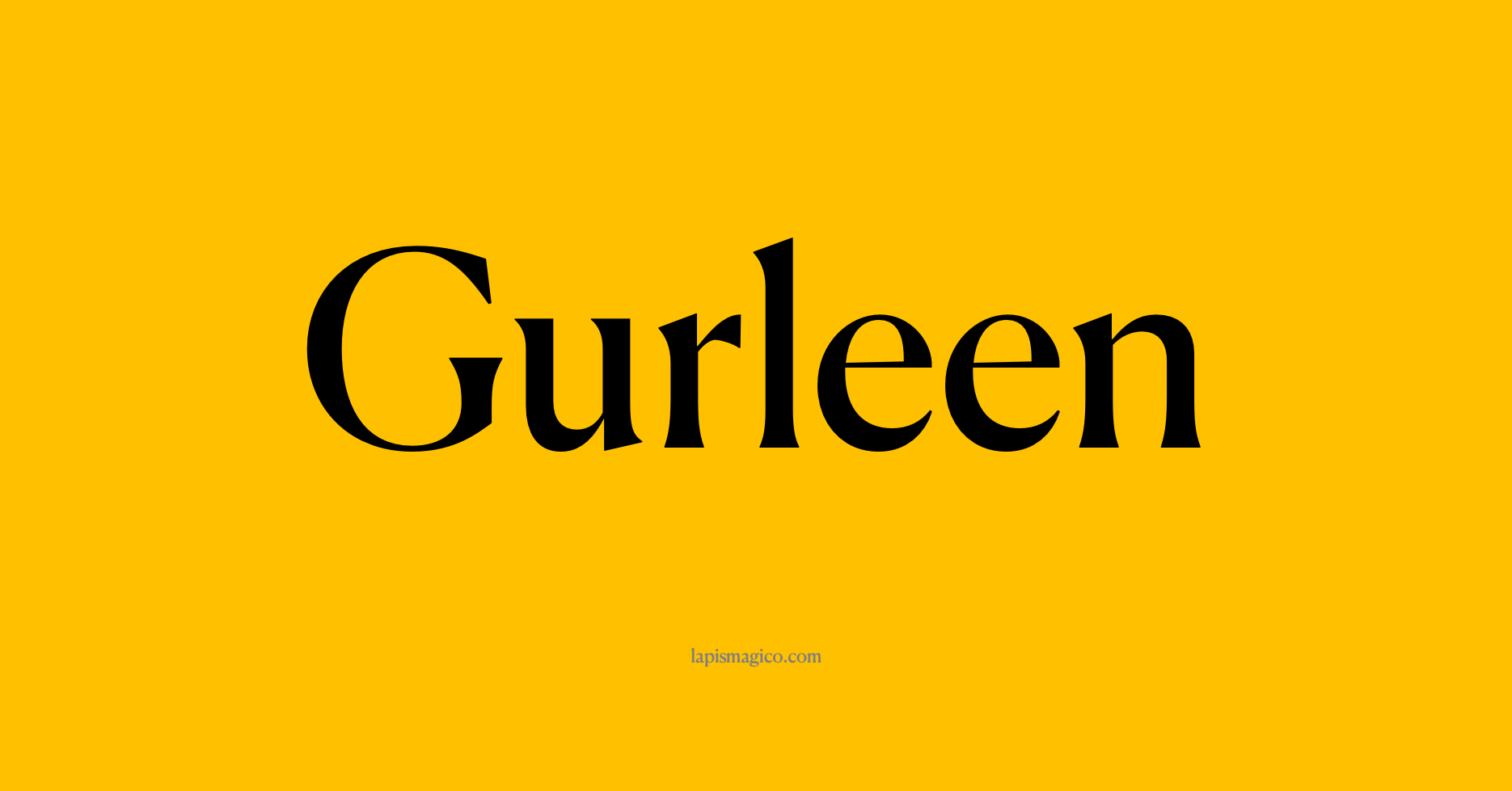 Nome Gurleen, ficha divertida com pontilhado para crianças