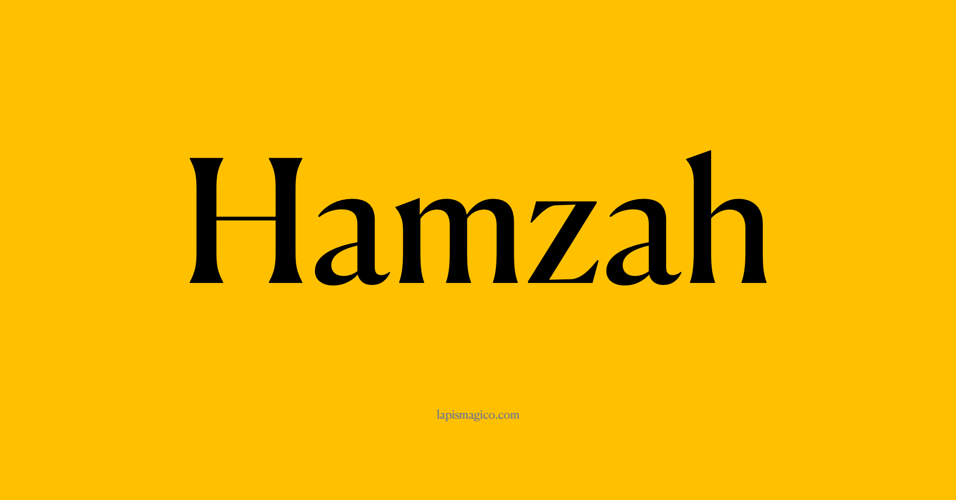 Nome Hamzah, ficha divertida com pontilhado para crianças