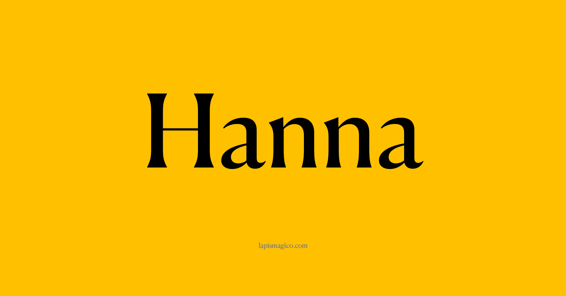 Nome Hanna, ficha divertida com pontilhado para crianças