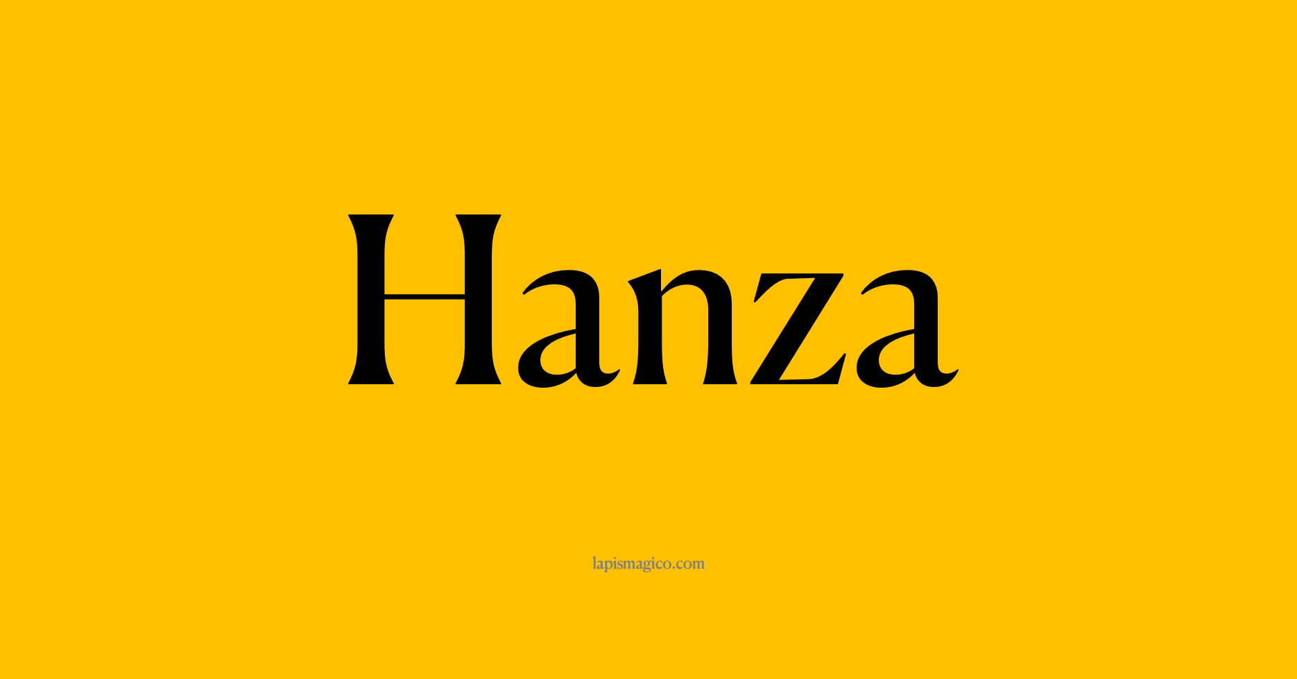 Nome Hanza, ficha divertida com pontilhado para crianças