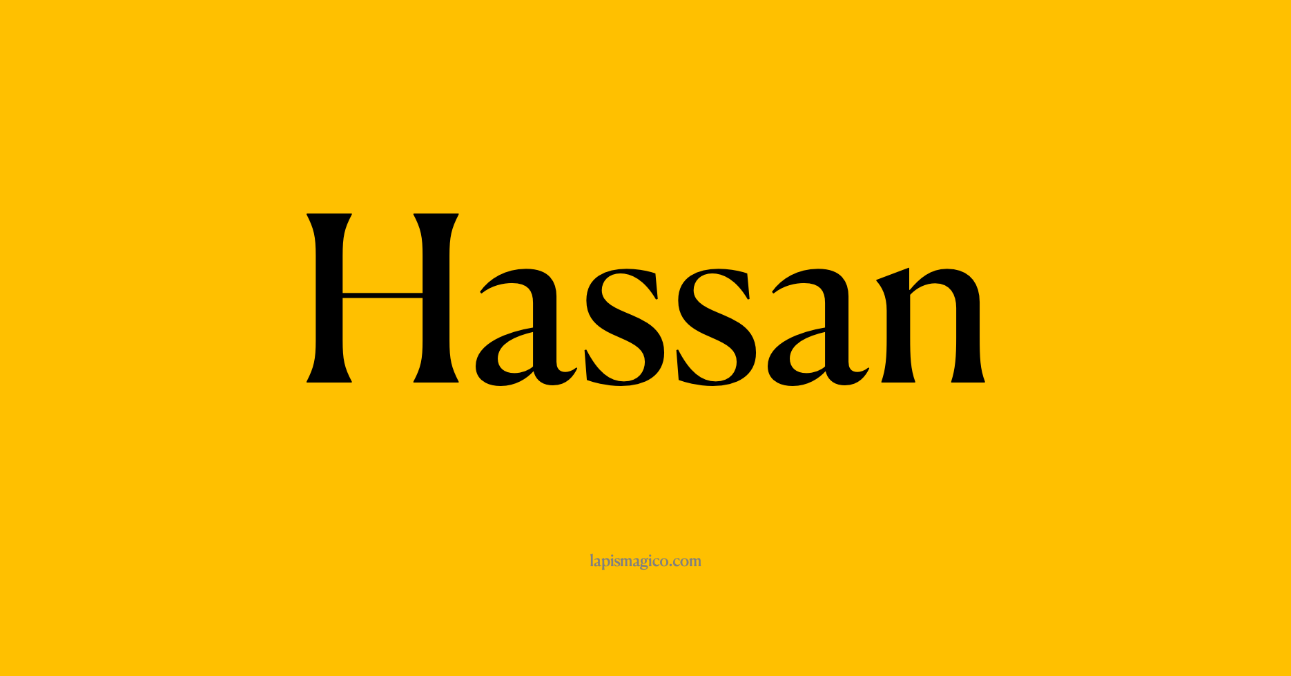Nome Hassan, ficha divertida com pontilhado para crianças