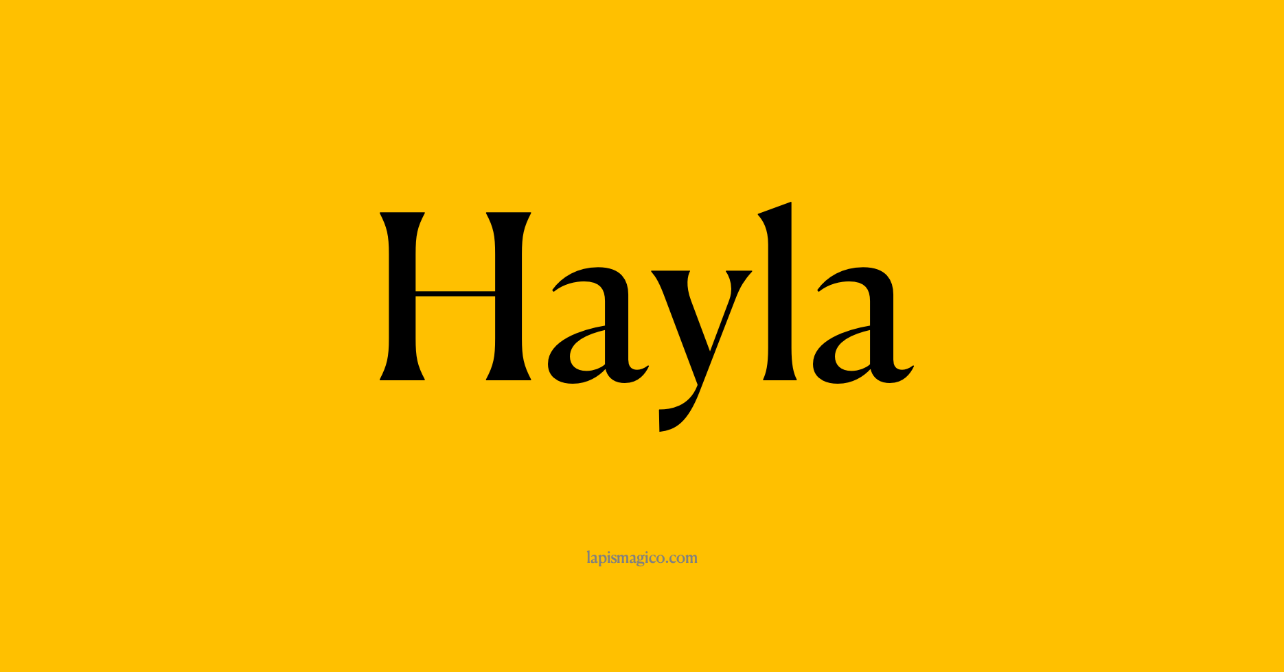 Nome Hayla, ficha divertida com pontilhado para crianças