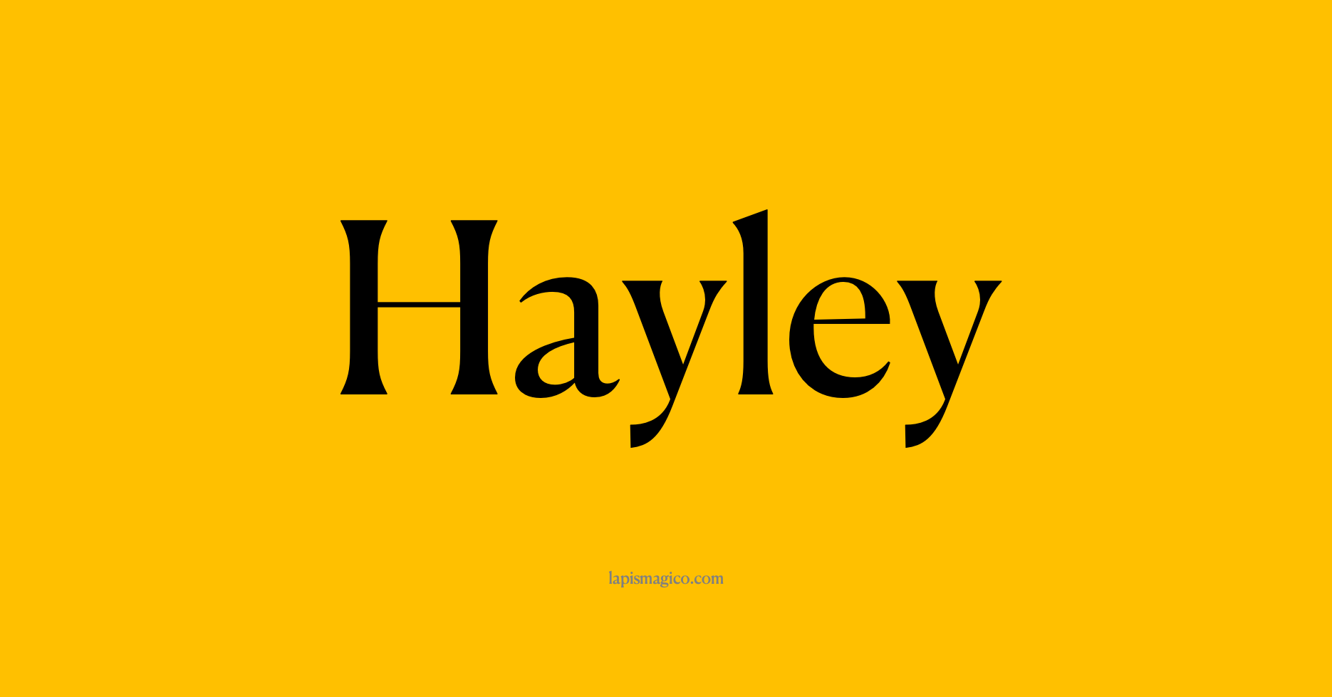 Nome Hayley, ficha divertida com pontilhado para crianças