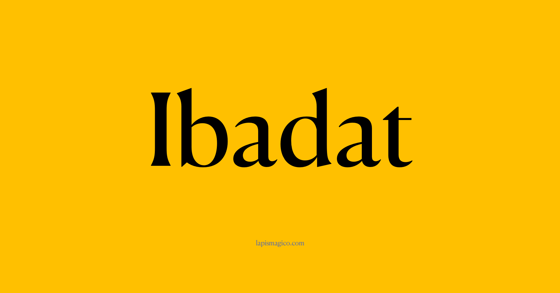Nome Ibadat, ficha divertida com pontilhado para crianças