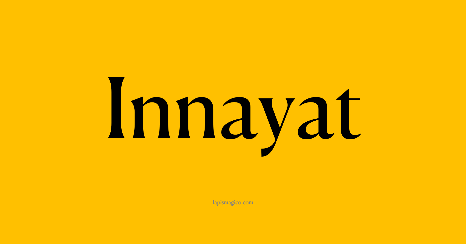 Nome Innayat, ficha divertida com pontilhado para crianças