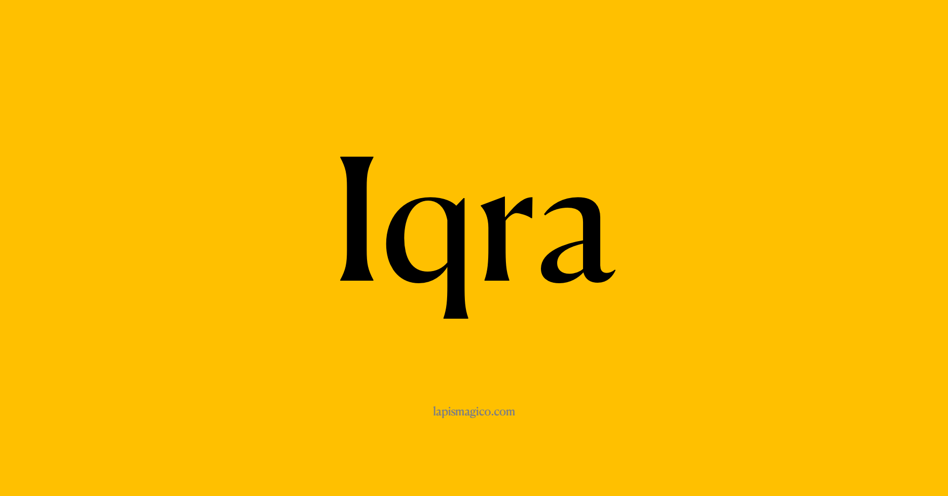 Nome Iqra, ficha divertida com pontilhado para crianças