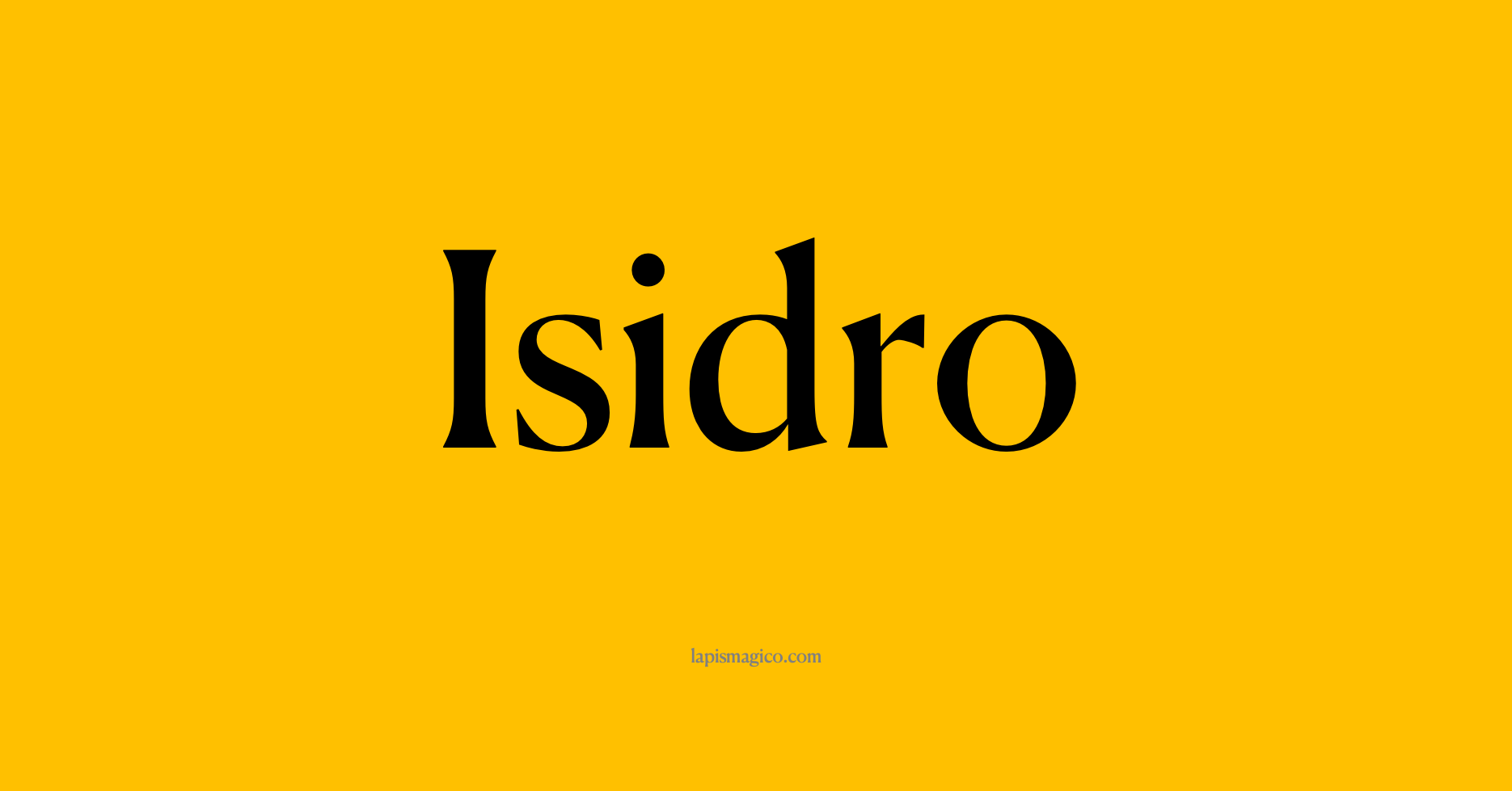 Nome Isidro, ficha divertida com pontilhado para crianças