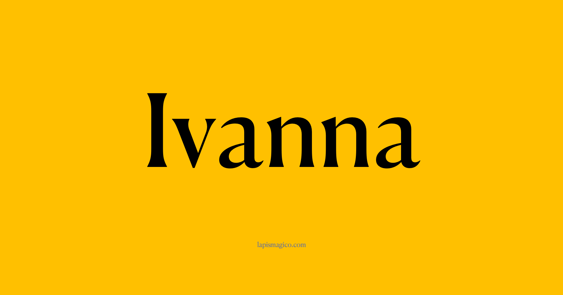 Nome Ivanna, ficha divertida com pontilhado para crianças