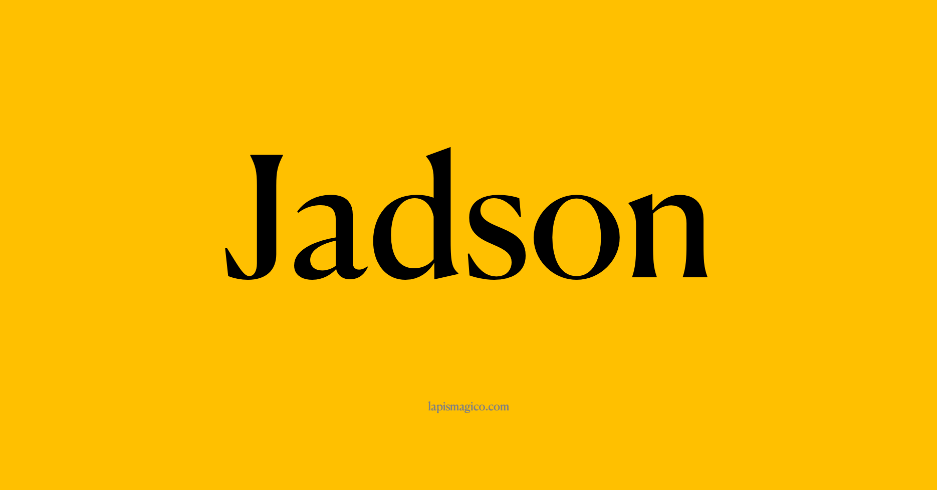 Nome Jadson, ficha divertida com pontilhado para crianças