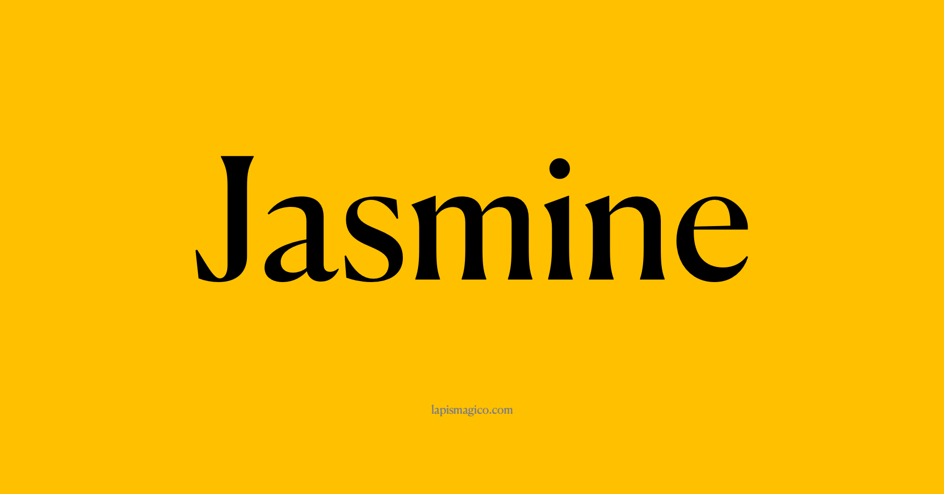 Nome Jasmine, ficha divertida com pontilhado para crianças