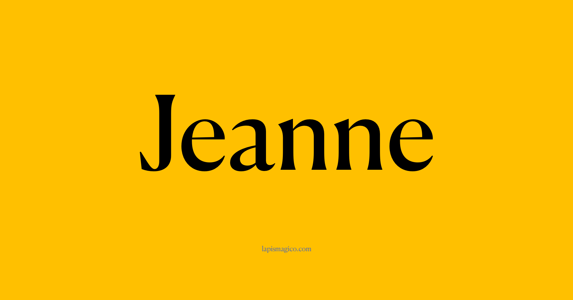 Nome Jeanne, ficha divertida com pontilhado para crianças