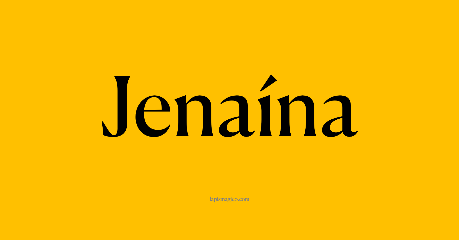Nome Jenaína, ficha divertida com pontilhado para crianças