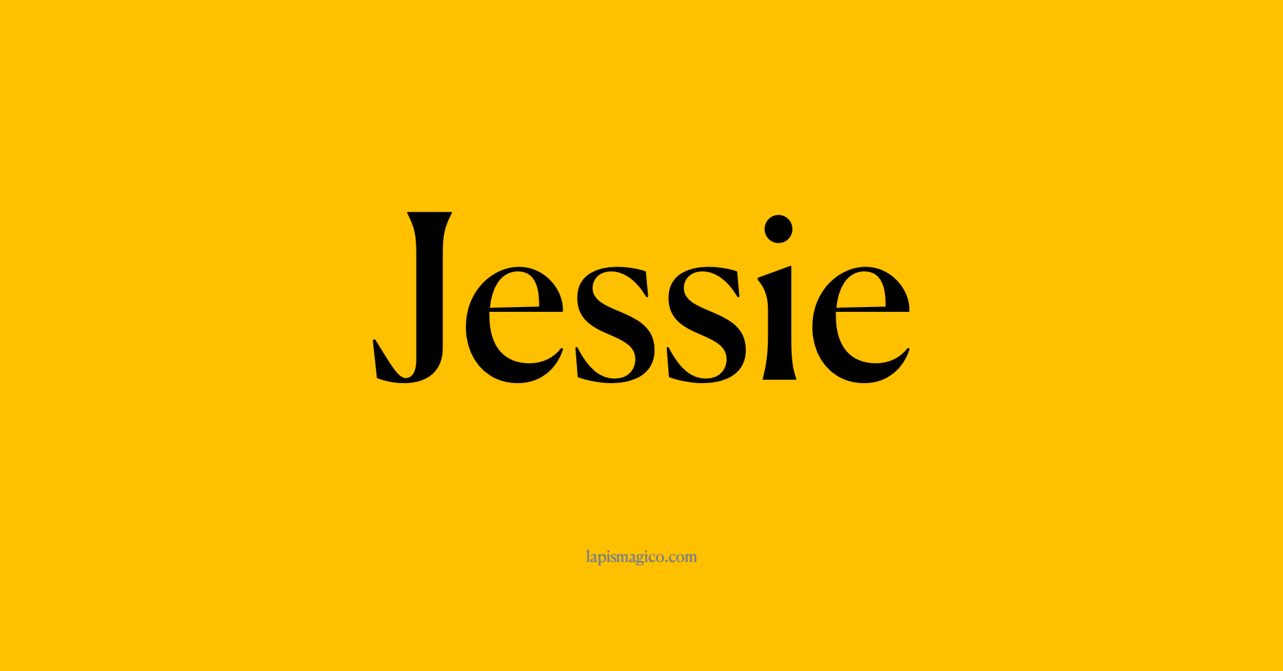 Nome Jessie, ficha divertida com pontilhado para crianças