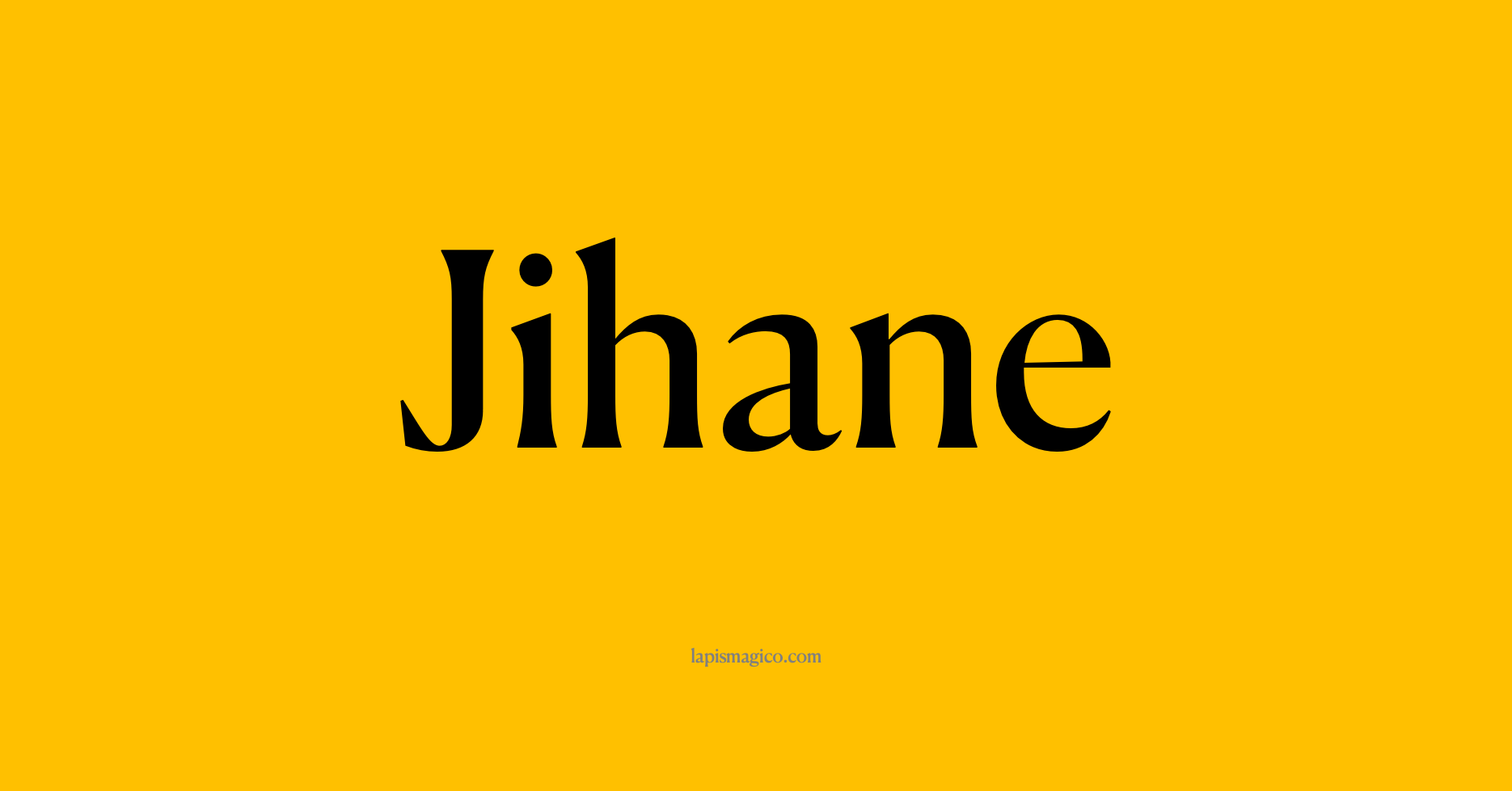 Nome Jihane, ficha divertida com pontilhado para crianças