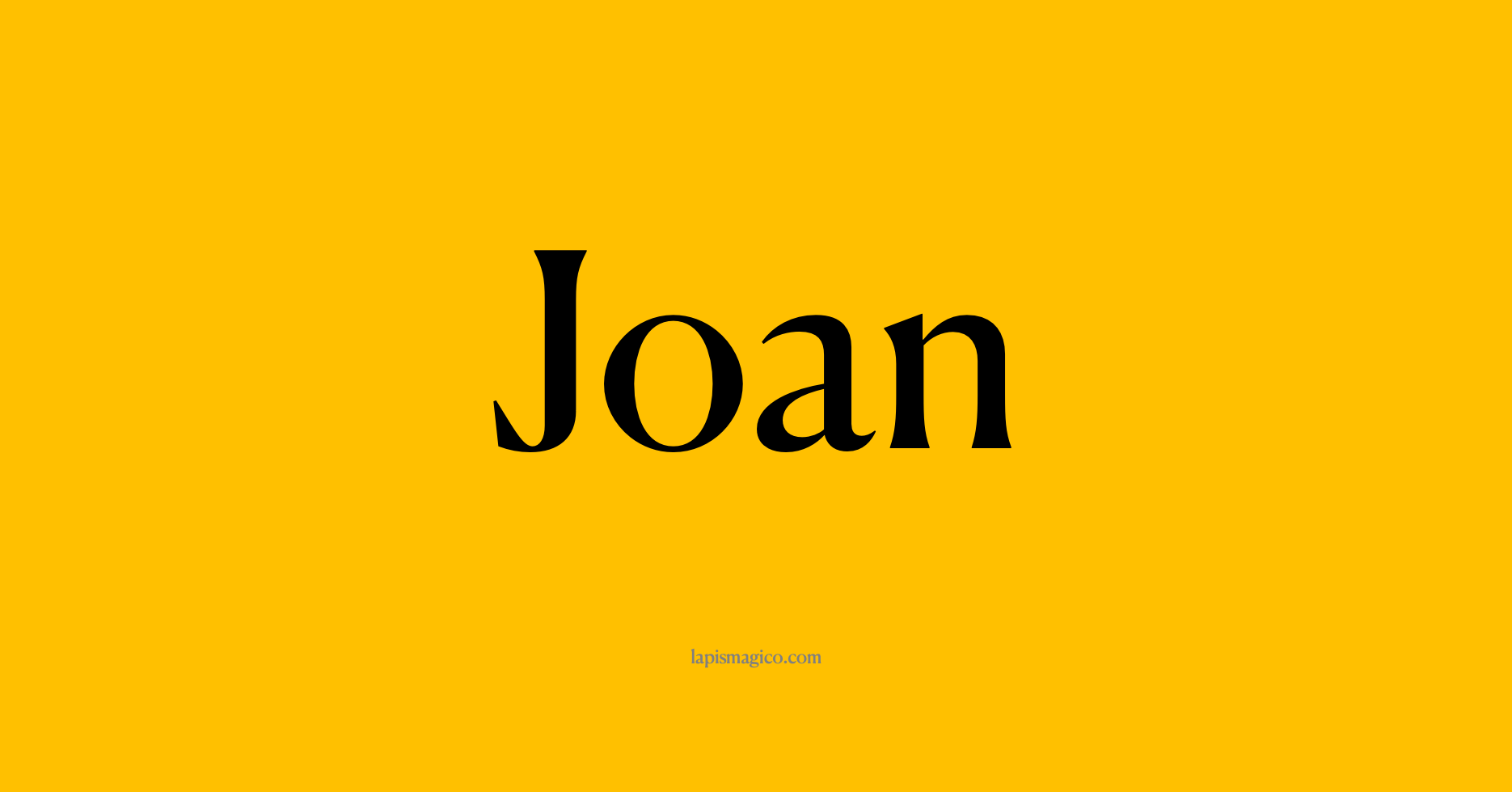 Nome Joan, ficha divertida com pontilhado para crianças