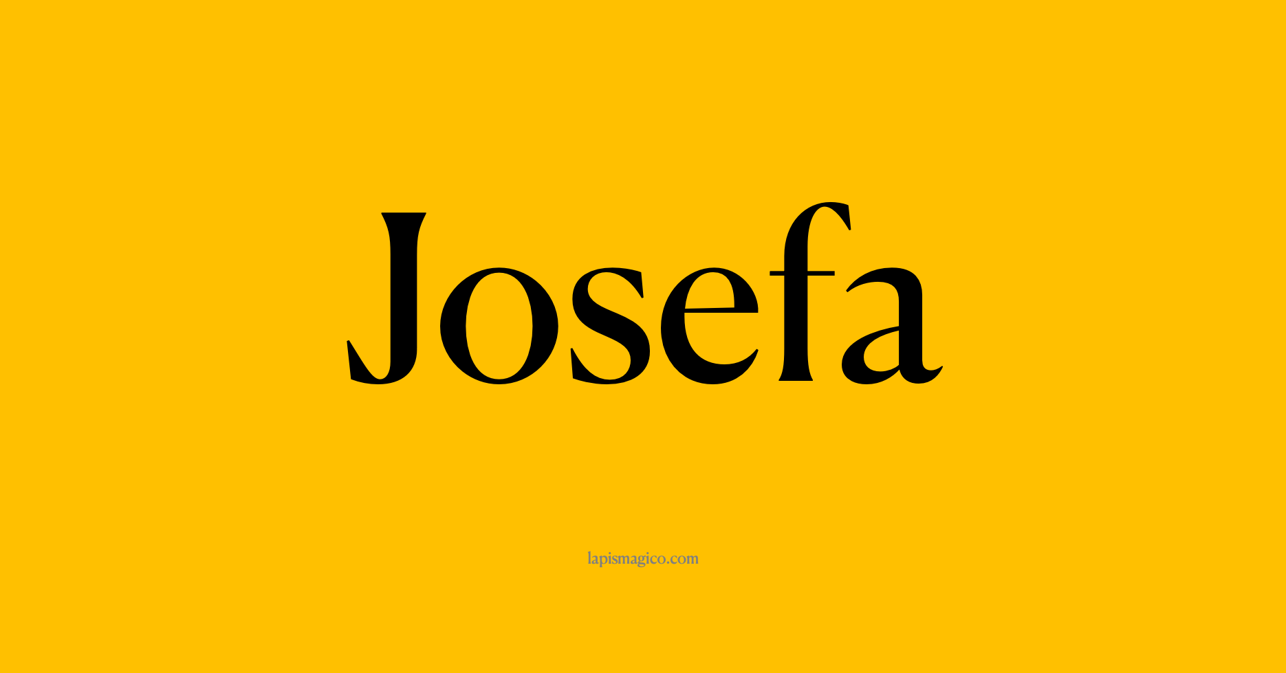 Nome Josefa, ficha divertida com pontilhado para crianças