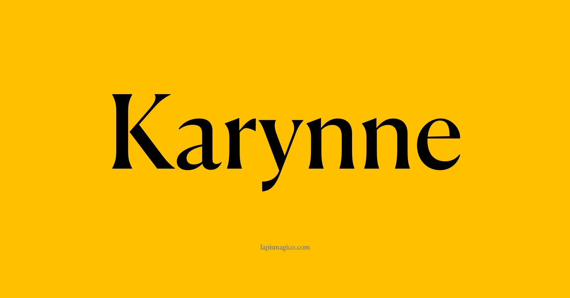 Nome Karynne, ficha divertida com pontilhado para crianças