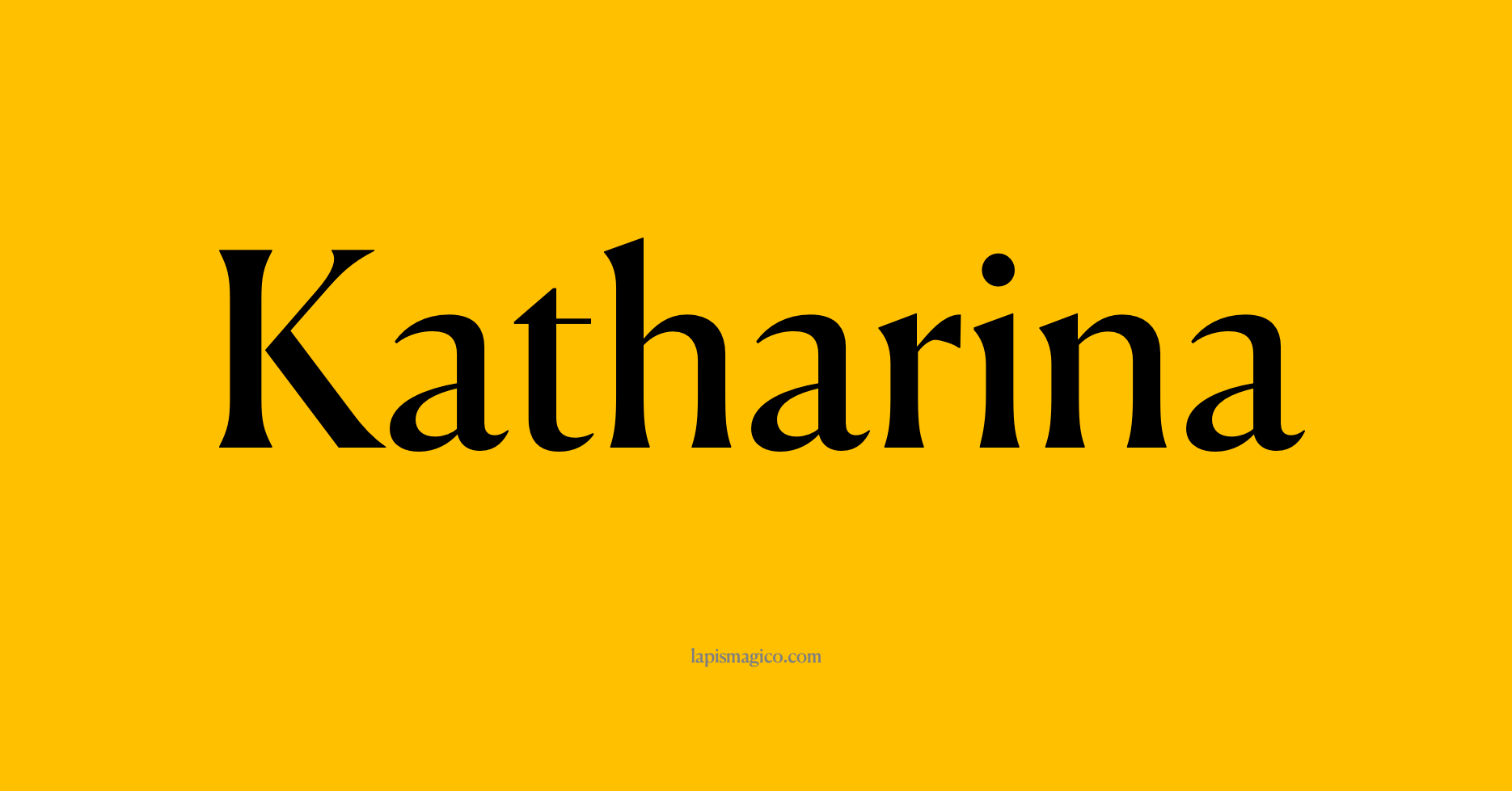 Nome Katharina, ficha divertida com pontilhado para crianças