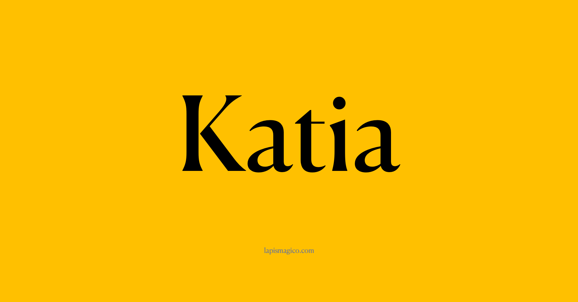Nome Katia, ficha divertida com pontilhado para crianças