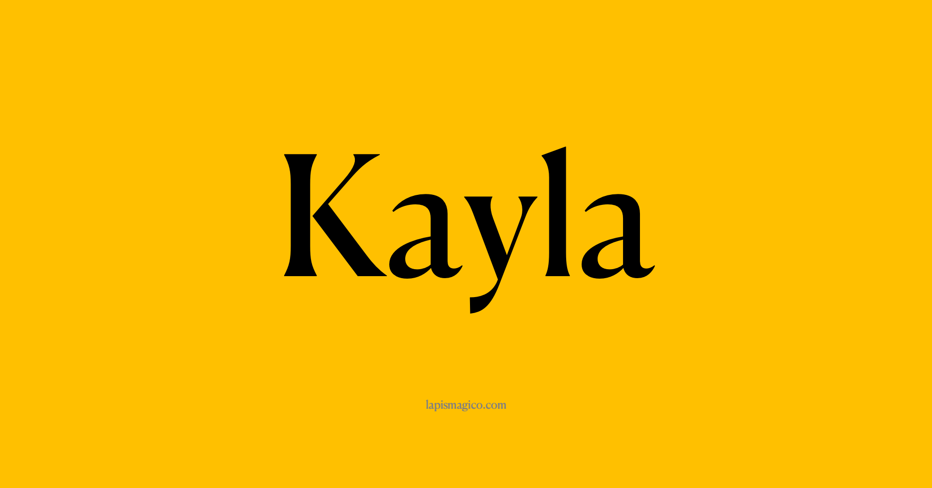 Nome Kayla, ficha divertida com pontilhado para crianças