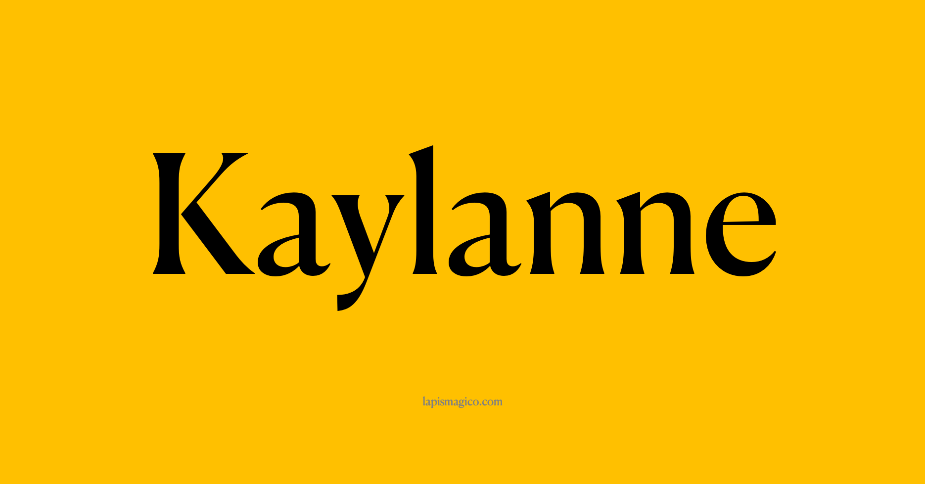 Nome Kaylanne, ficha divertida com pontilhado para crianças