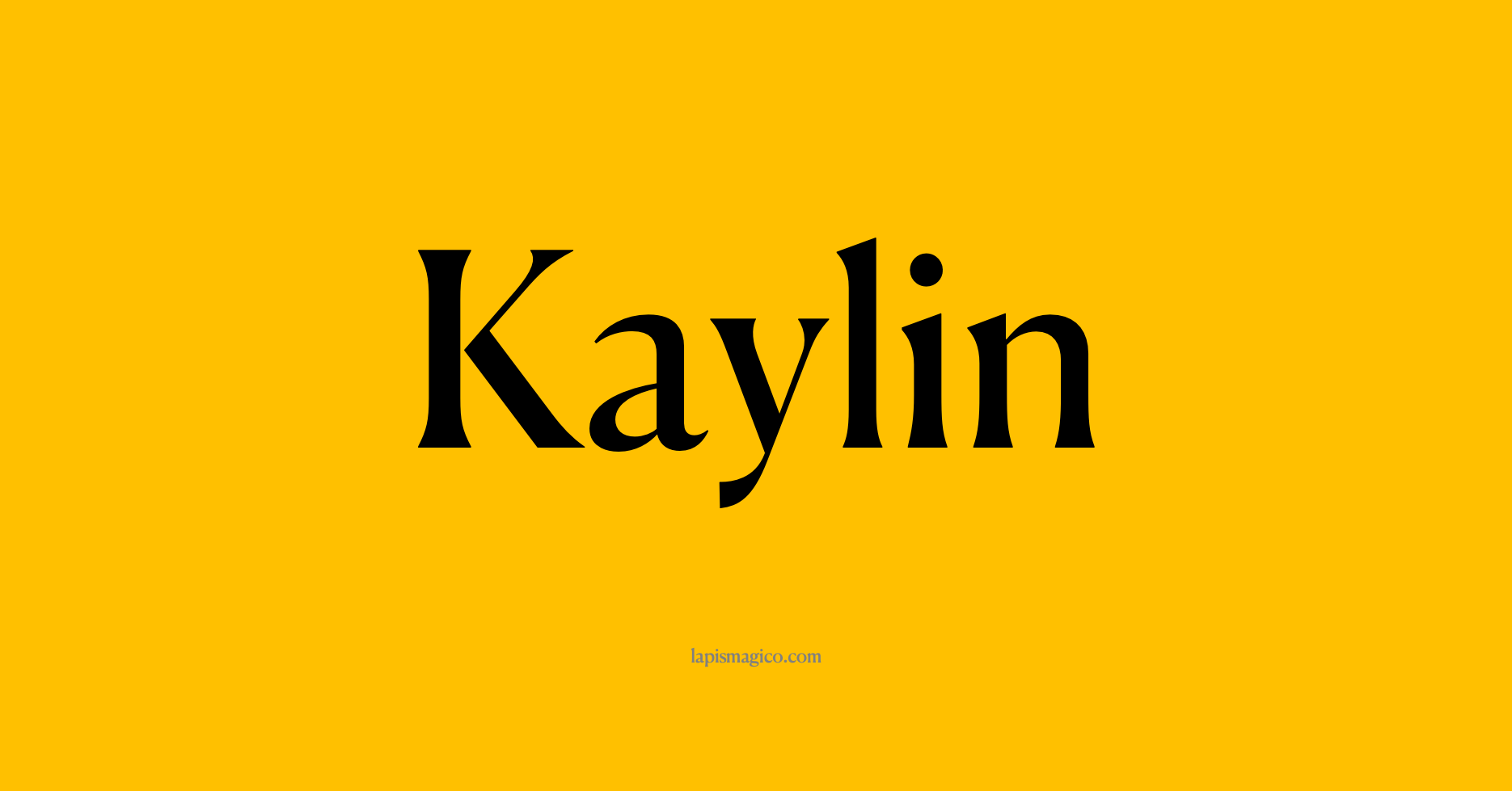 Nome Kaylin, ficha divertida com pontilhado para crianças