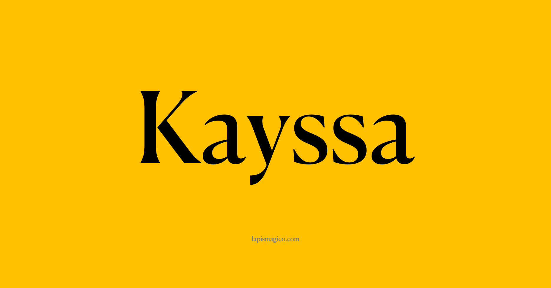 Nome Kayssa, ficha divertida com pontilhado para crianças