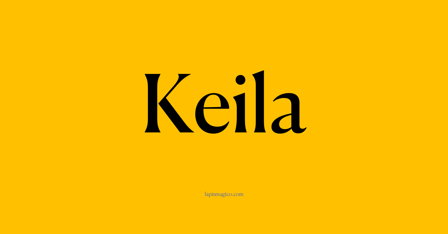 Nome Keila, ficha divertida com pontilhado para crianças