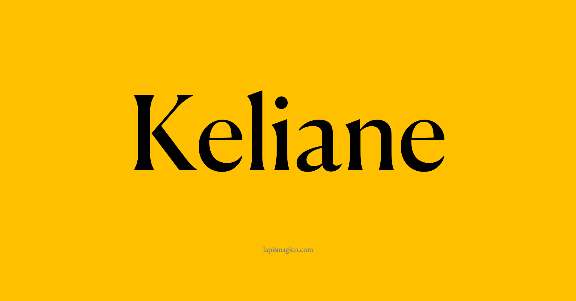 Nome Keliane, ficha divertida com pontilhado para crianças