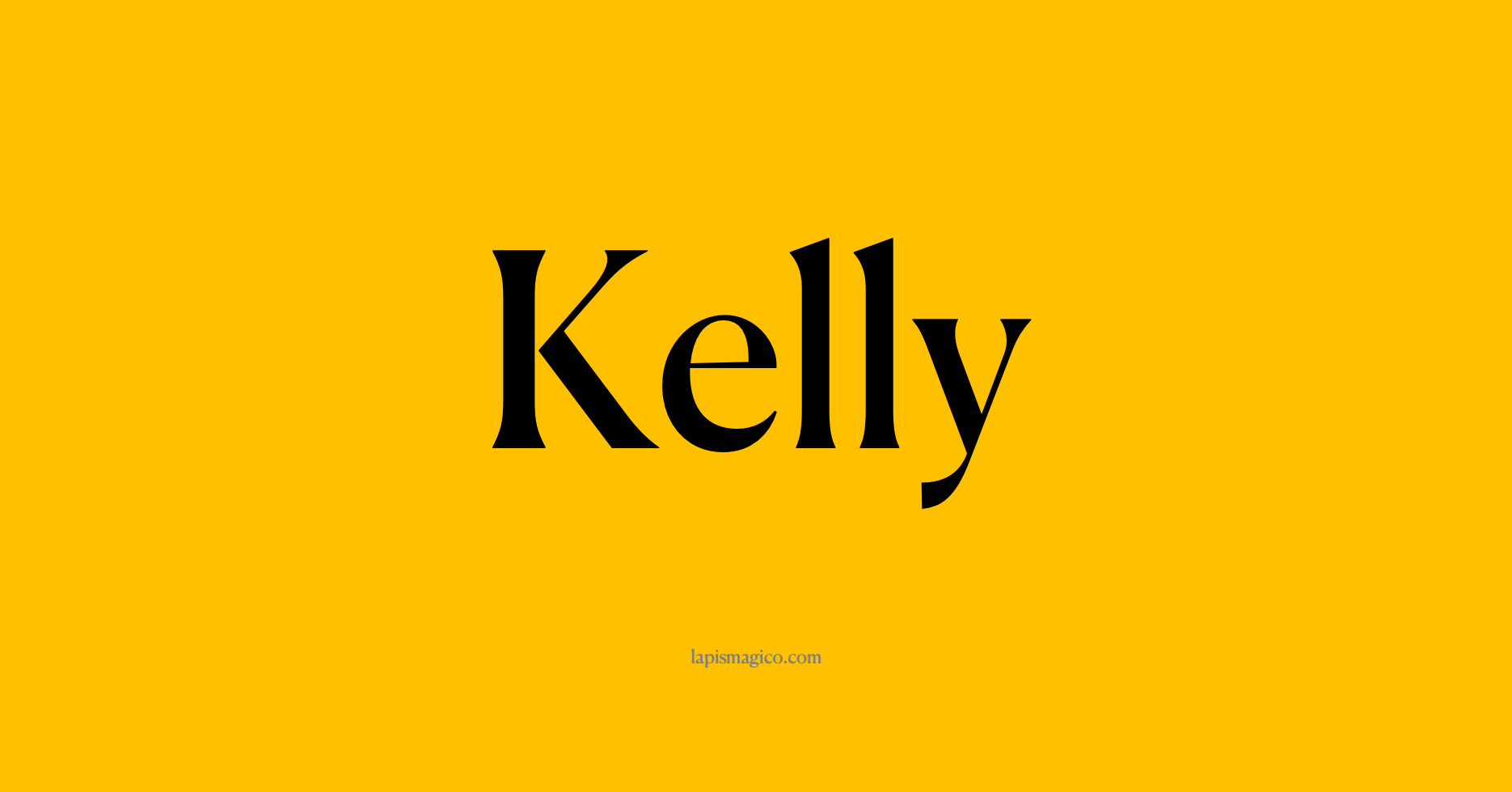 Nome Kelly, ficha divertida com pontilhado para crianças
