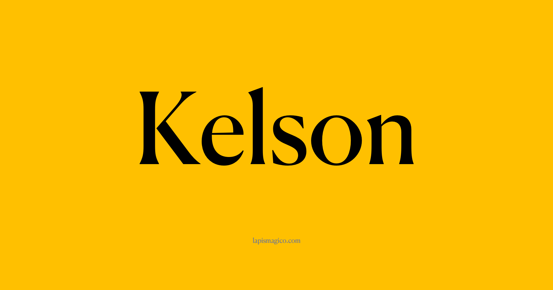 Nome Kelson, ficha divertida com pontilhado para crianças