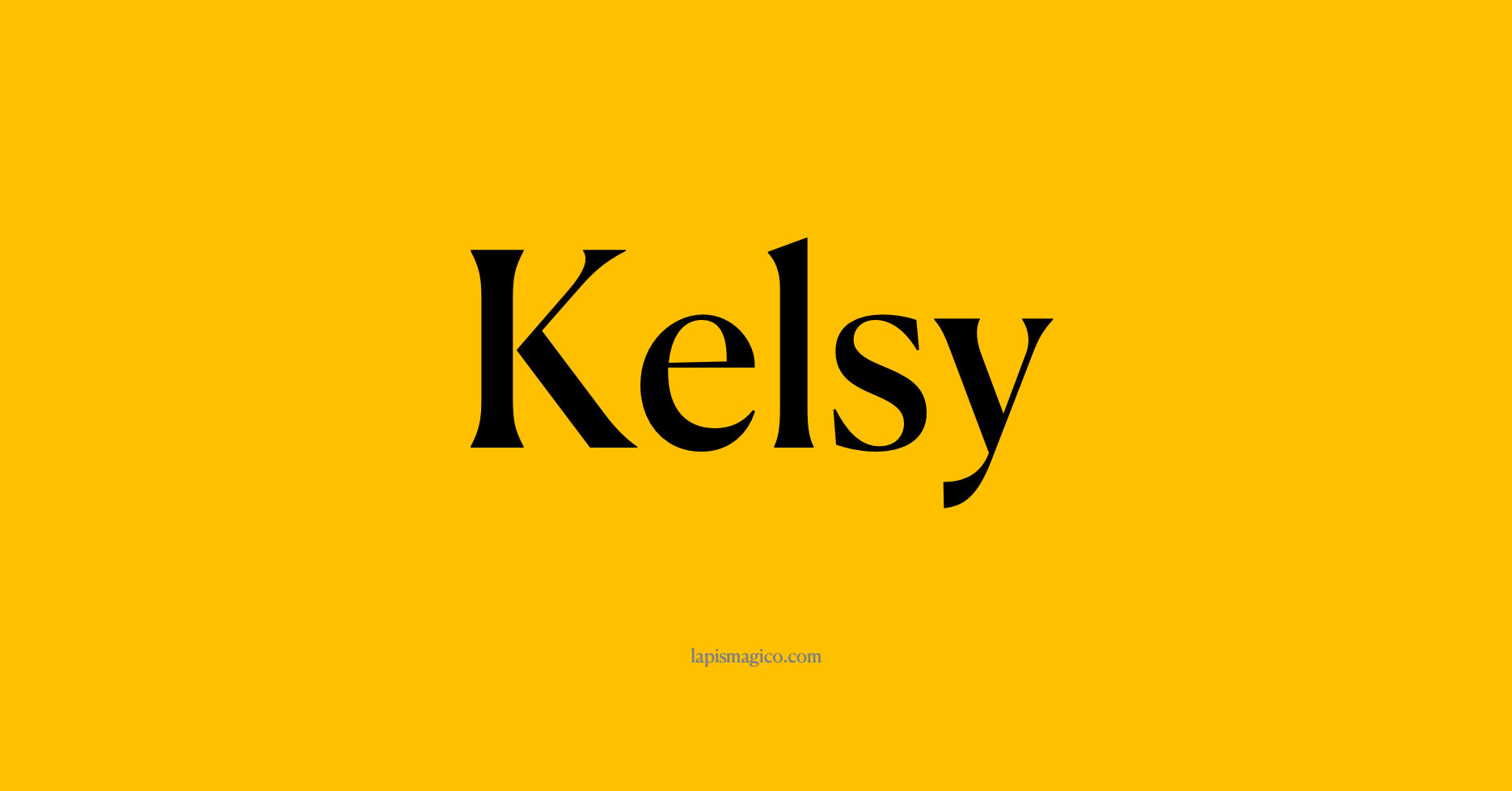 Nome Kelsy, ficha divertida com pontilhado para crianças