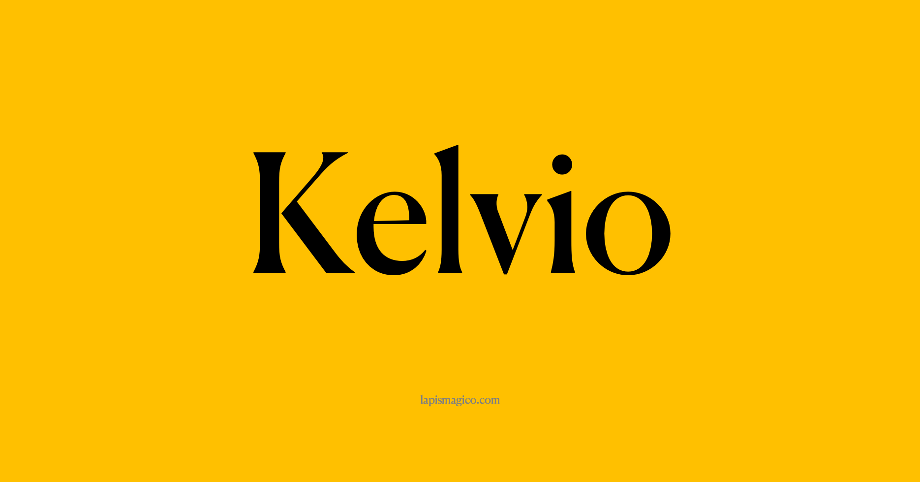 Nome Kelvio, ficha divertida com pontilhado para crianças