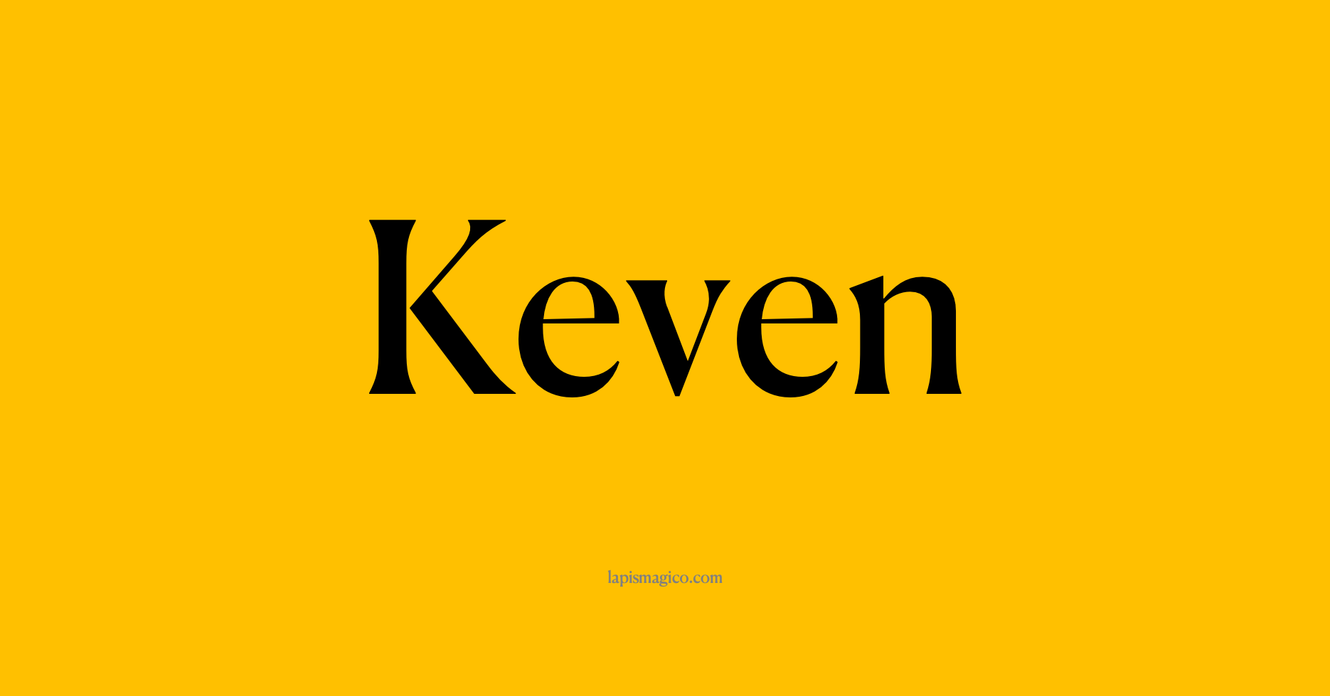 Nome Keven, ficha divertida com pontilhado para crianças