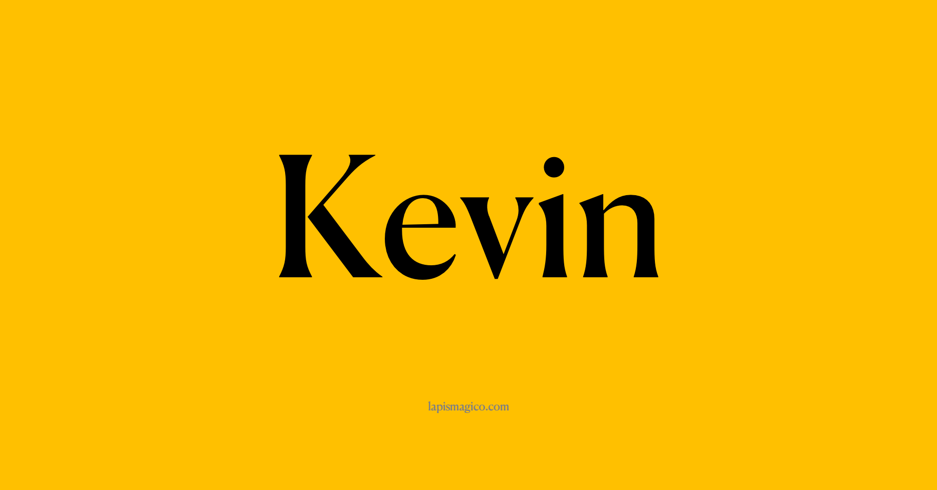 Nome Kevin, ficha divertida com pontilhado para crianças